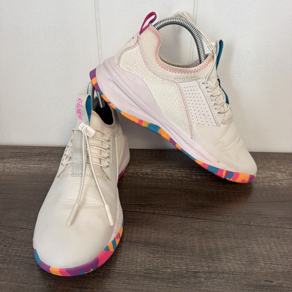 Women's Clove Classic Size 8.5 Nursing Work Sneakers Comfy Sunset Pop